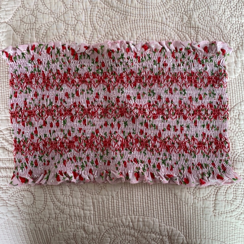 Topshop floral bandeau